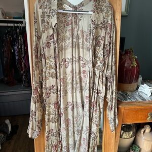 Floral Long Sleeve Kimono